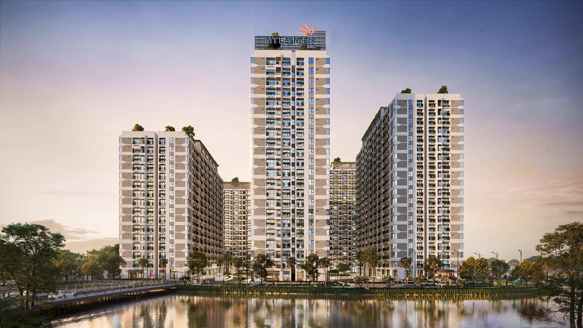 Hình ảnh dự án MT Eastmark từ trên cao tại khu Long Trường Thủ Đức